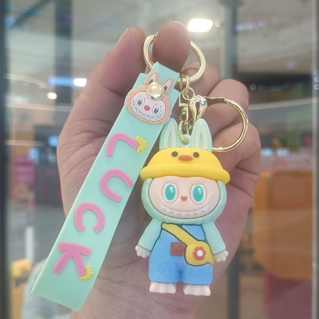 Buck Tooth Sheep Keychain Cute Cartoon Doll Schoolbag Pendant Car Key Chain Gift