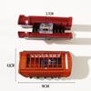 1pc New retro Ankela red phone booth hair clip, creative and personalized headband shark clip clip