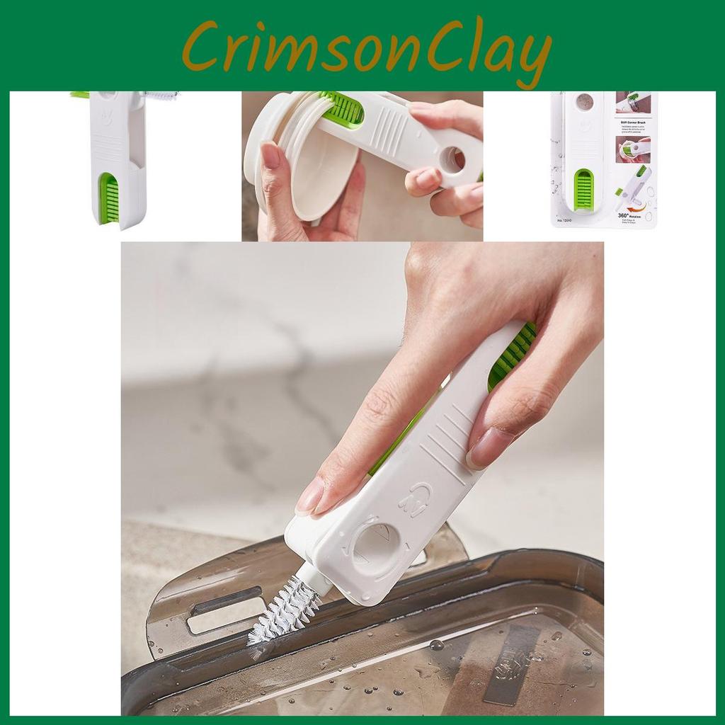 In One Four Cup Lid Brush For Glass Bottles Cleaning With Plastic Material For Home Kitchen