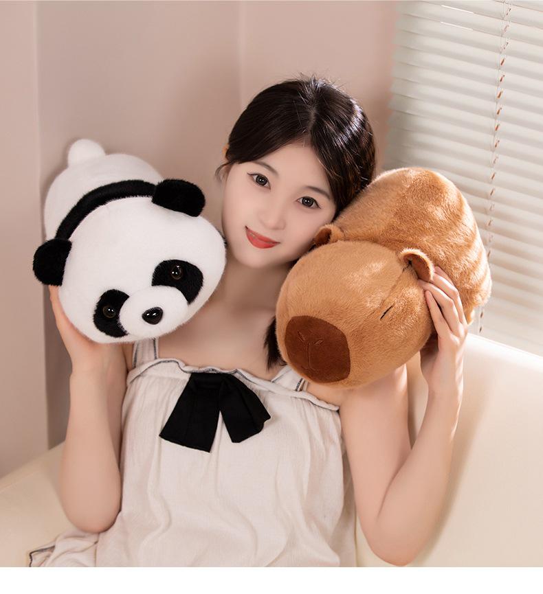 Funny Panda to Capybara Plush Transforming Doll - Soothing Sleep Toy & Birthday Gift