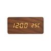 Rechargeable Wooden Clock Electronic Digital Clock Electronic Clock Gift Alarm Clock Wooden Clock Sleep Clock