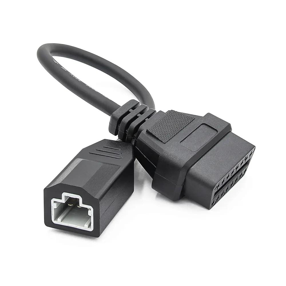 For Honda 3pin 5pin Connector Adapter OBD to OBD2 16Pin J2534 For Honda OBD 2 OBD2 Car Diagnostic Auto Tool OBD2 Extension Cable 3 Pin