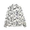 Fashion Style 2023 Autumn and Winter New Arrival Women's Clothing Temperament Wild Flower Print Shirt 9343294 070