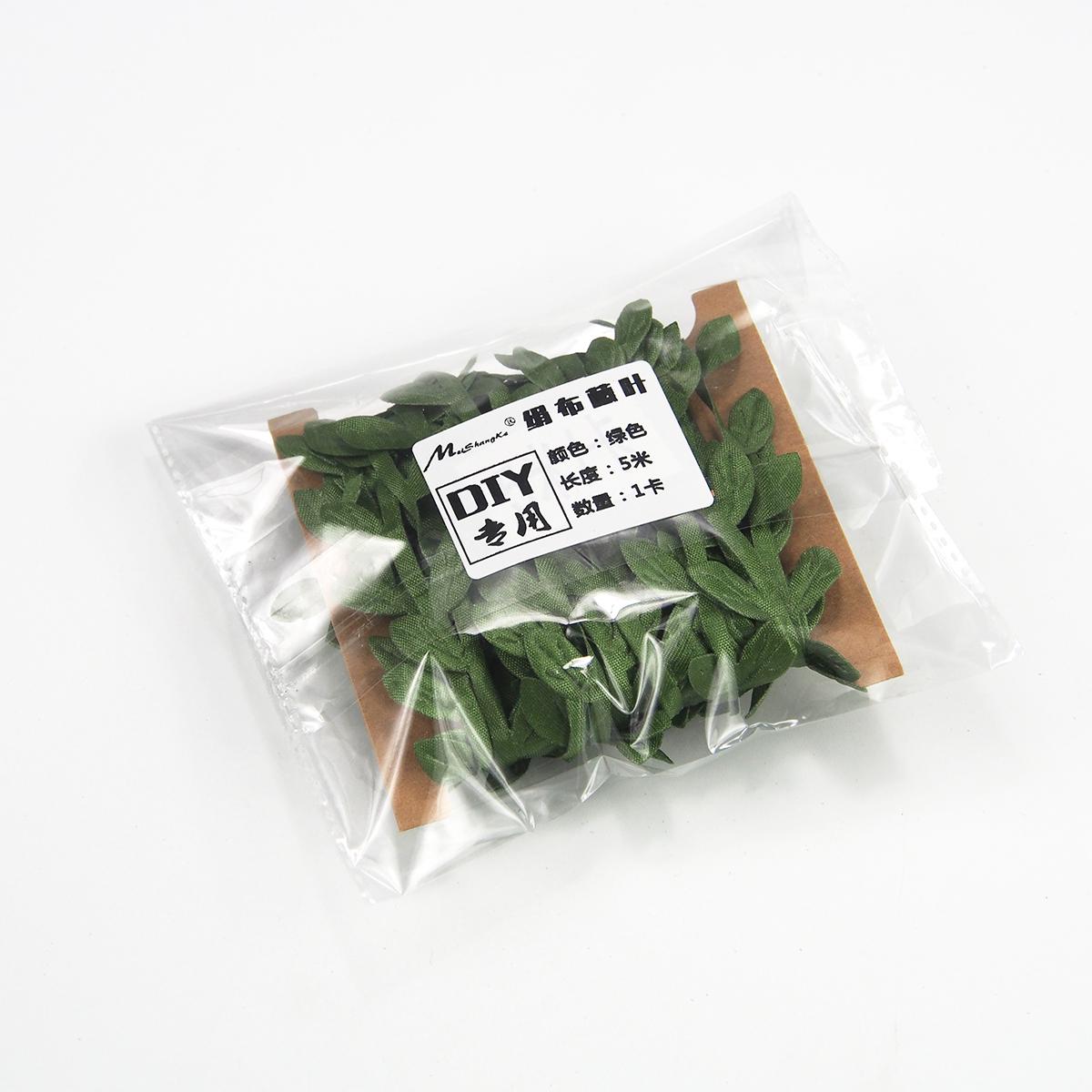 

Silk Green Leaves Wreath Decoration for DIY, Wedding, and Scenery Accessories