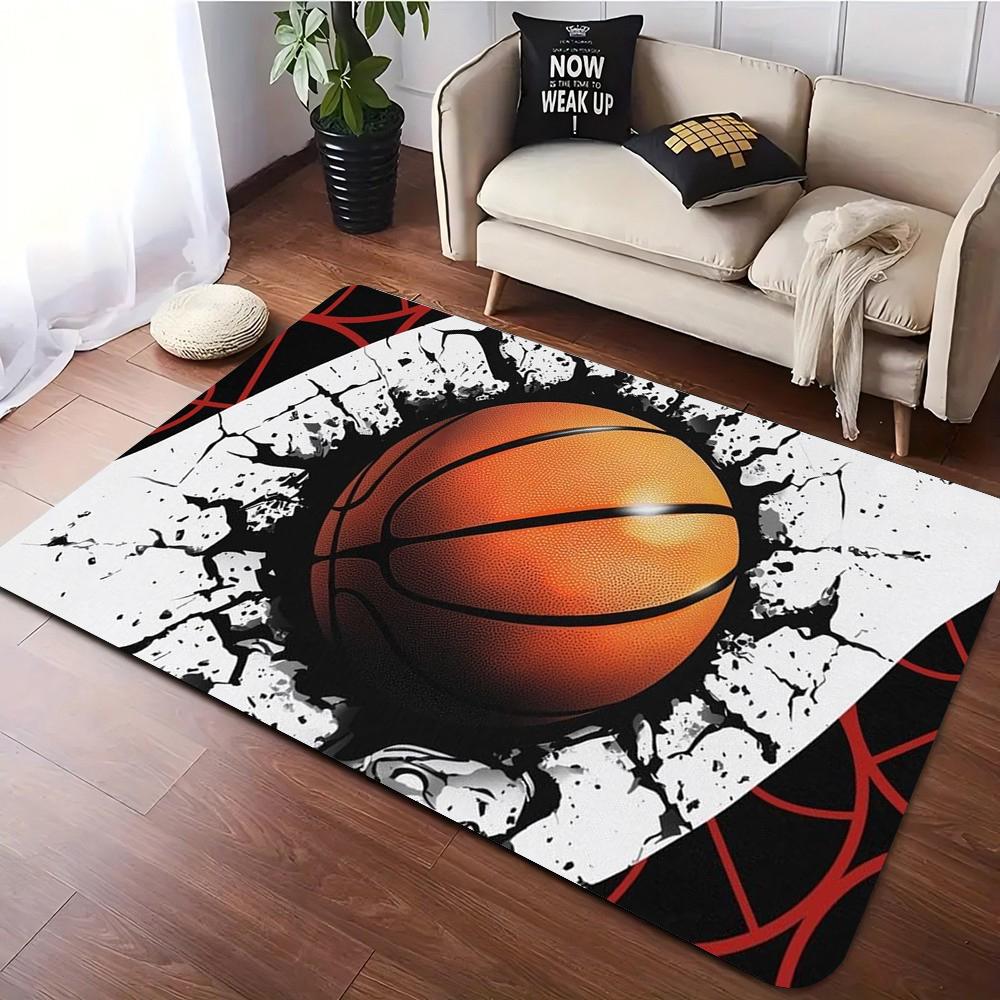 Baseball Sport Area Rugs Non-Slip Gaming Carpets Non-Slip Floor Mat Playing Room Decor Home Decor for Living Room Bedroom
