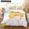 3D Print Anime The Helpful Fox Senko San Set de lenjerie de pat Single Twin Full Queen King Size Set Pat Adult Copii Dormitor Seturi de pilote