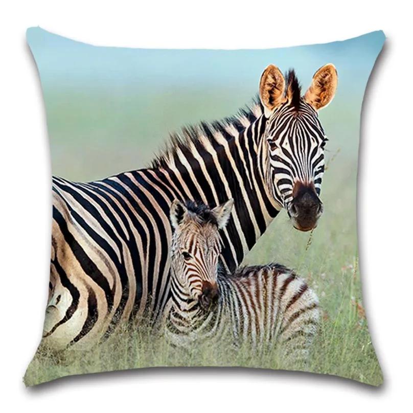 

Чехол на подушку Animal Love Family, декоративный дом с изображением большой кошки, кресло-диван, автокресло, наволочка для спальни с изображением друга, подарок для детей 45x45cm