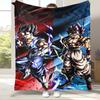 Anime D-Dragon Ball Game Cartoon Flannel Blanket,Ultra Soft Warm Plush Throw for Home Bedroom Bed Sofa Cover Office Camping