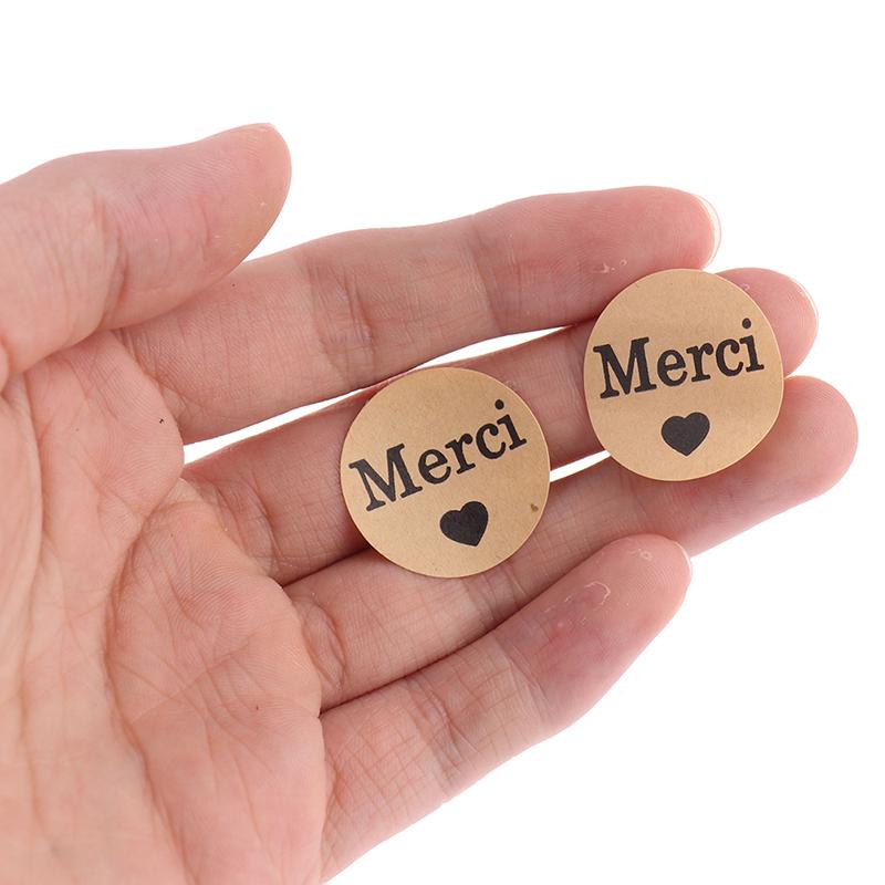 500pcs/roll Stickers French“Merci”seal labels scrapbooking for Package stic jb 500pcs/roll Stickers French“Merci”seal labels scrapbooking for Package stic jb
