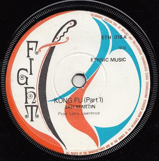 

7inch Record JAH MARTIN / THE UPSETTER - Kung Fu ETH018 Fight 1974 UK Reggae, Ska & Dub Used