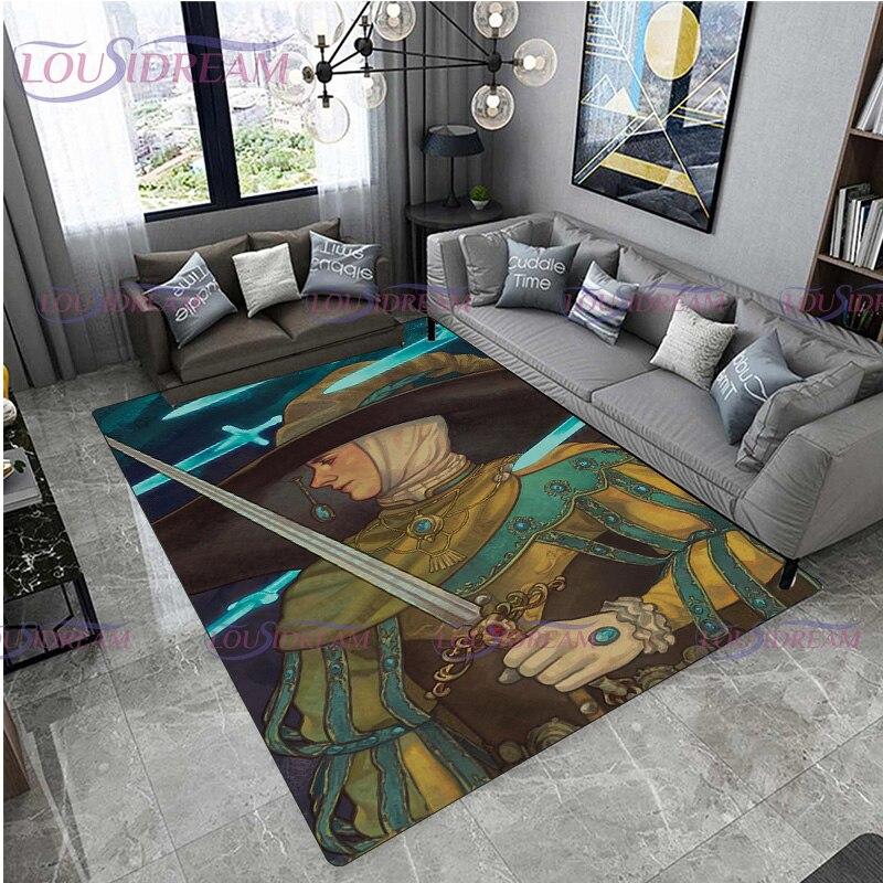 Covor modern Elden Ring pentru zonă Ranni The Witch Covor cu imprimeu Covoare moi pentru sufragerie pentru dormitor ușă podea scaun covoraș cadou pentru prieteni