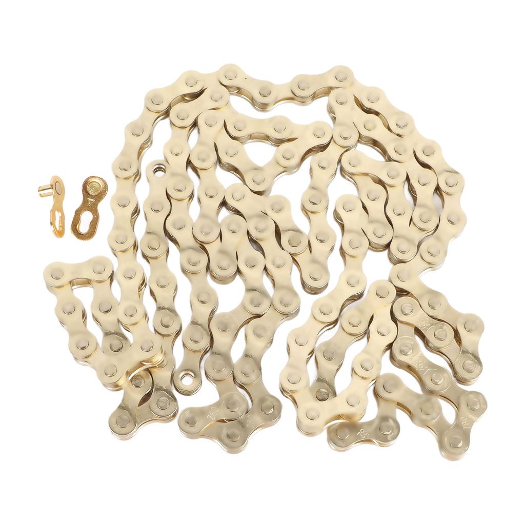 Bike Chain 6 7 8 Speed Rust Proof Electroplated with Connecting Buckle Bicycle Chain for Mountain Bike Road Bicycle