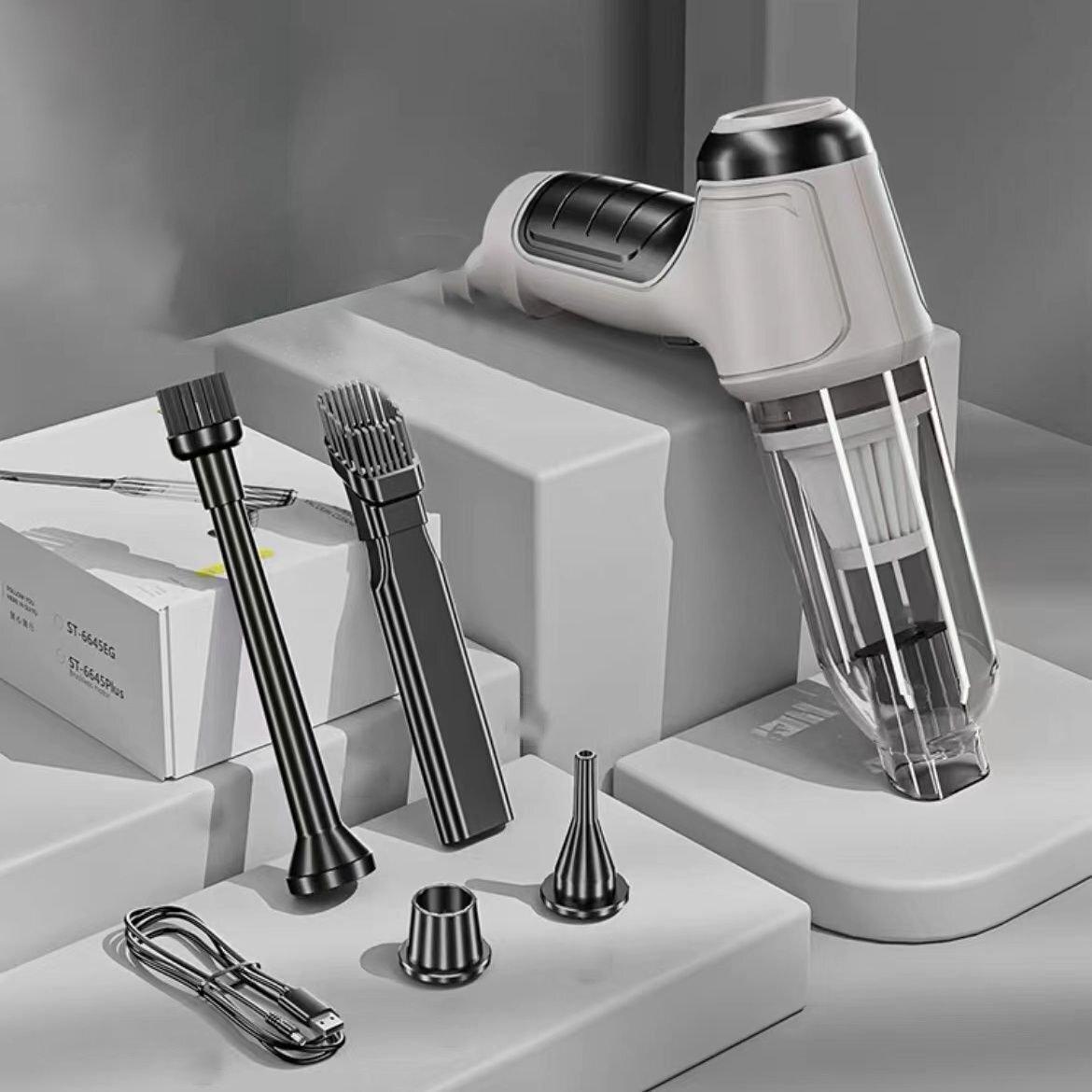 Wireless Car Vacuum Cleaner  Rechargeable Large Suction Vacuum Cleaner Mini Light Weight Car Vacuum Cleaner