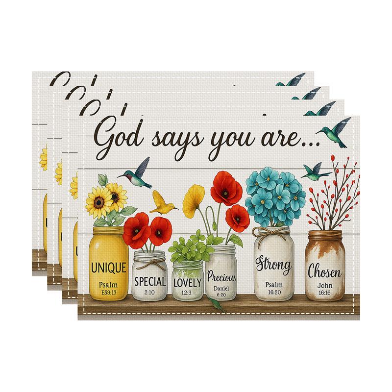 Autumn Thanksgiving Pumpkin & Maple Leaf Table Mat - Heat-Resistant Party Decor Coaster