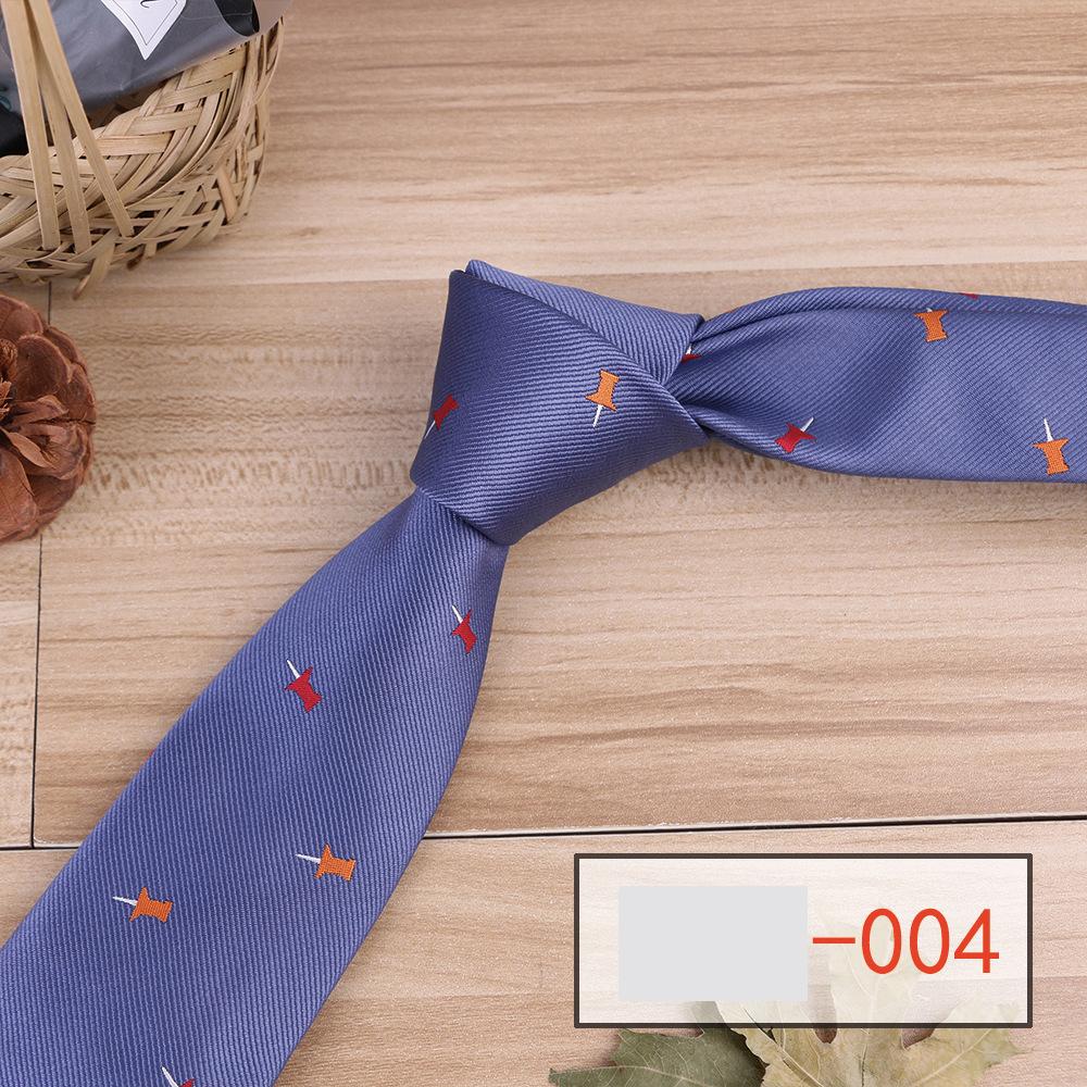 Men's Business Narrow 6cm Polyester Jacquard Hand Tie Beautiful and Most Striking Accessories High Quality Unique