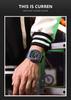 CURREN 8443 Waterproof Men's Chronograph Quartz Sports Watch with Calendar.