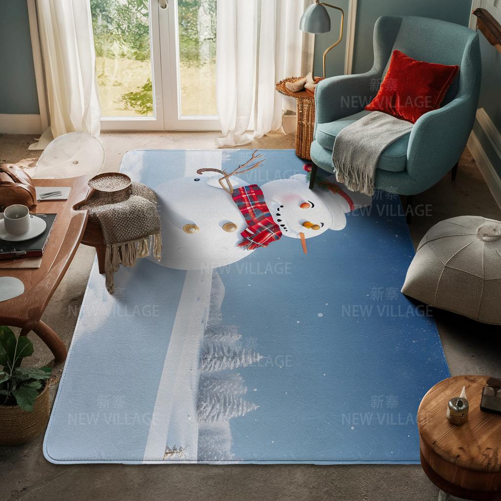 Koberec ke vchodu do domu Rohožka ke dveřím do domu Obývací pokoj Vana Koupelna Protiskluzové koberce s absorpcí vody vana Veselé Vánoce zima