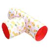 Guinea Pig Cage Hamster Toy Tubes Collapsible and Portable Gift for Pet Durable T-Shape Tunnel-3 Way for Play Tubes Dura