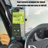 Heavy Duty Truck Phone Mount Vibration Proof with Super Clamp Secure Holder for Excavator Forklift Dashboard, Anti-Shake