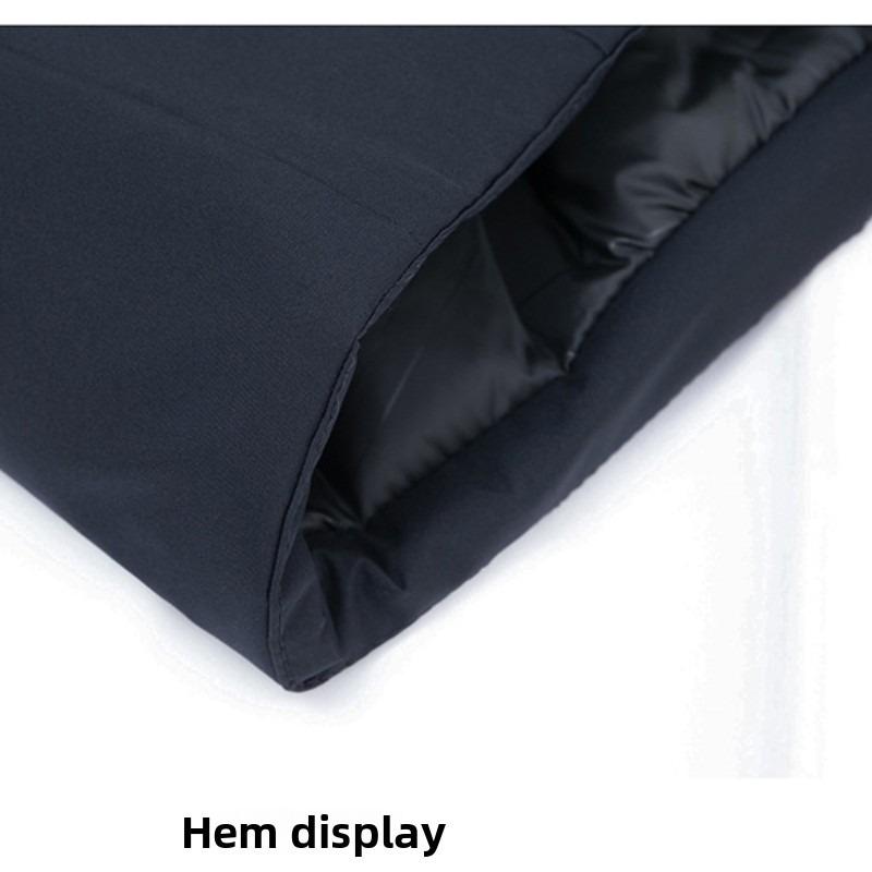 Plus Velvet Thickened Winter Jackets Men's Cotton Coats Removable Hood Down Cotton Jackets Dad's Cotton Coats Middle-aged Men's Parker