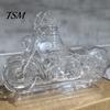 Elegante Decantador de Whisky Diseño de Motocicleta Vaso de Whisky Botella de Vino Decorativa Accesorio de Decoración para el Hogar para Amantes Barra Escritorio Uso en Cocina Hecho a Mano