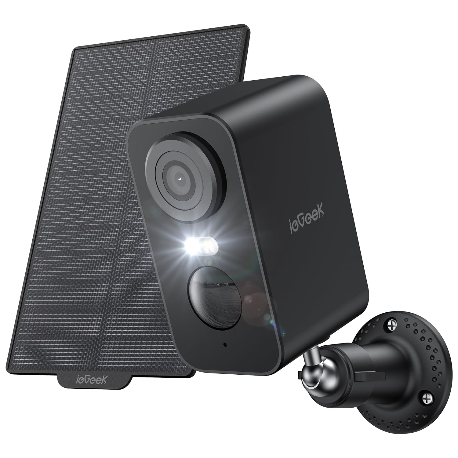 

5 Megapixel Security No Power Supply or Wiring Increased Power Generation Efficiency with BC ieGeek Outdoor Solar Security Camera with 5 Wide Angle чорний