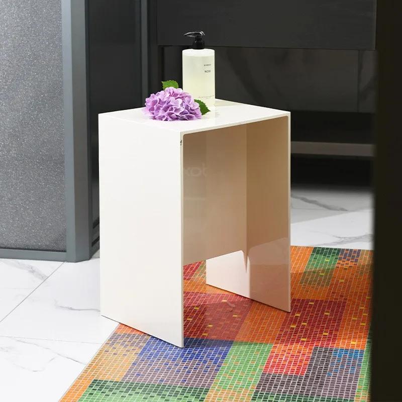 Nordic Acrylic Sofa Side Table Living Room Home Minimalist Mini Coffee Table Ins Creative Transparent Bedside Small Table