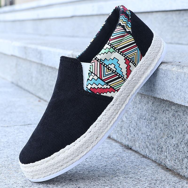 

Men s casual shoes summer low-top fisherman shoes canvas shoes board shoes men s one-pedal lazy shoes cloth shoes trendy men s shoes 44
