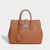 2024 Fall/Winter New Niche Handbag Fashionable Silver Lock Large Capacity High-End Single Shoulder Crossbody Tote Bag