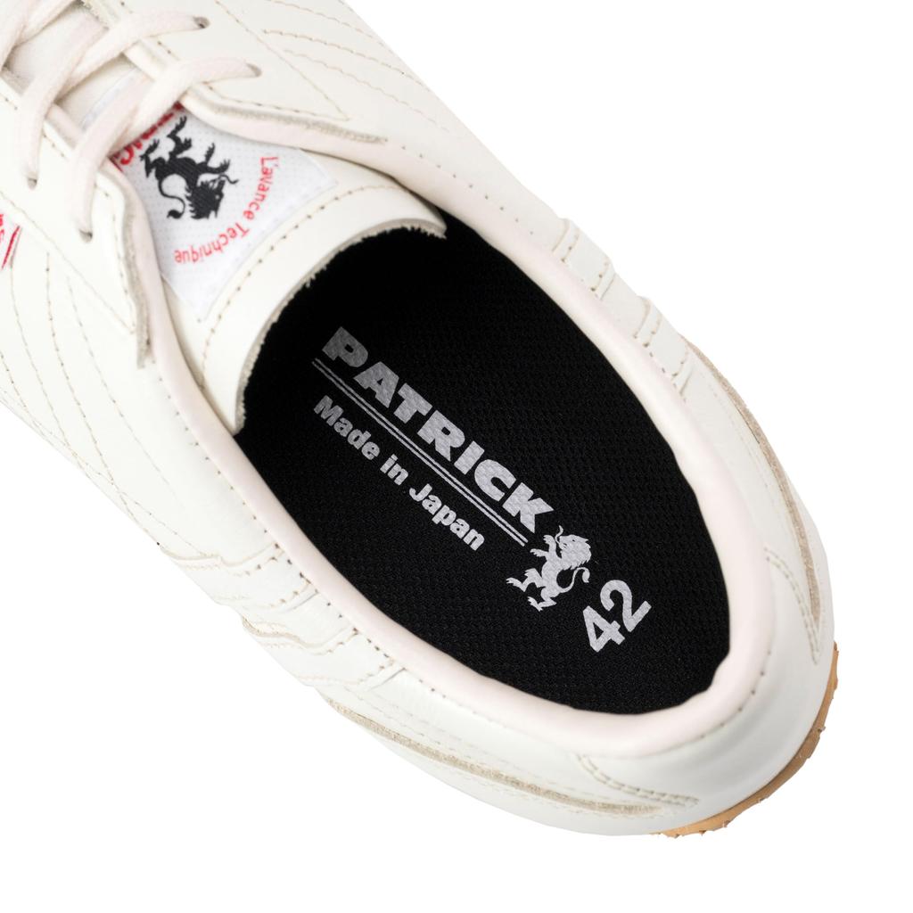 Sneakers in PAMIR 27563 Ecru cm [Patrick] [P (Made Japan) (Standard) 24.5