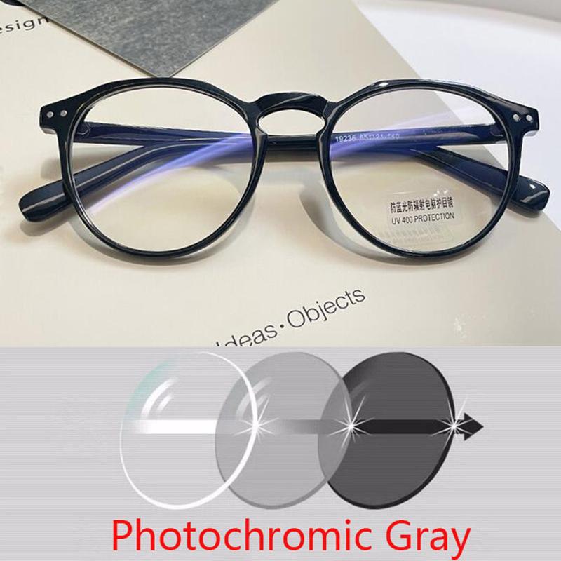 

-1.0 -1.5 -2.0 To -6.0 Round Finished Myopia Glasses Transparent Eyeglasses Reading Eyewear +0.5 +1.0 +2.0 To +6.0 Myopia -4.25