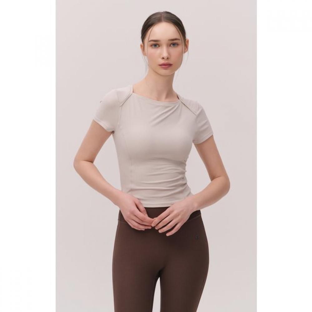 HuiT Ribbed Modal Neck VarianT Inbra T shirT hTwTs5k03T