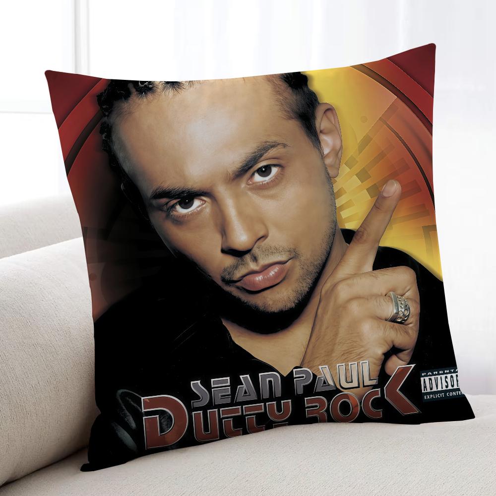 

Singer SSean Paul cushion cover Home Bedding Sofa living Room pillowcase Simple Soft Skin Cushion Cover Party Gift 30x30cm