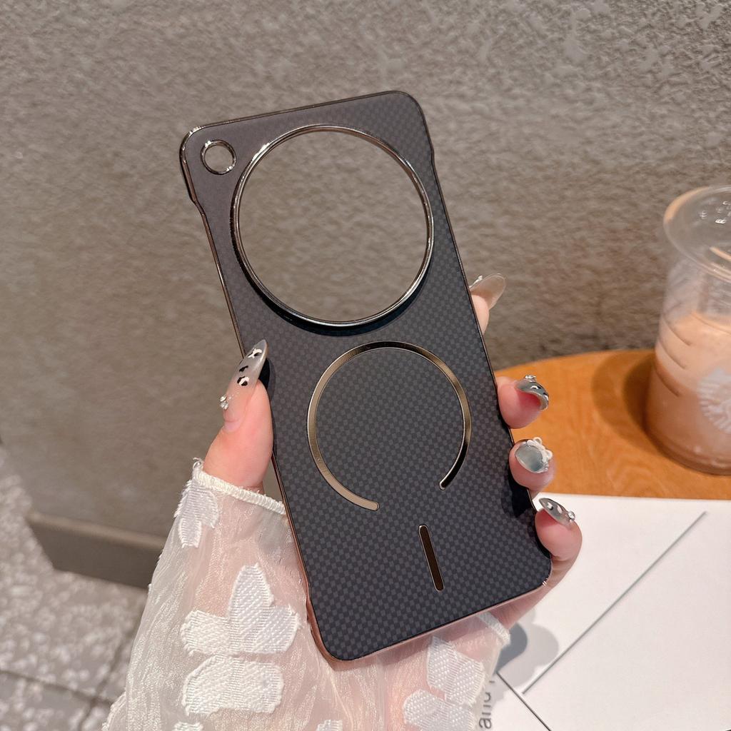 Applicable to OPPOFINDX1pro borderless Kevlar magnetic case mobile phone case FINDX1PRO anti-drop protective case