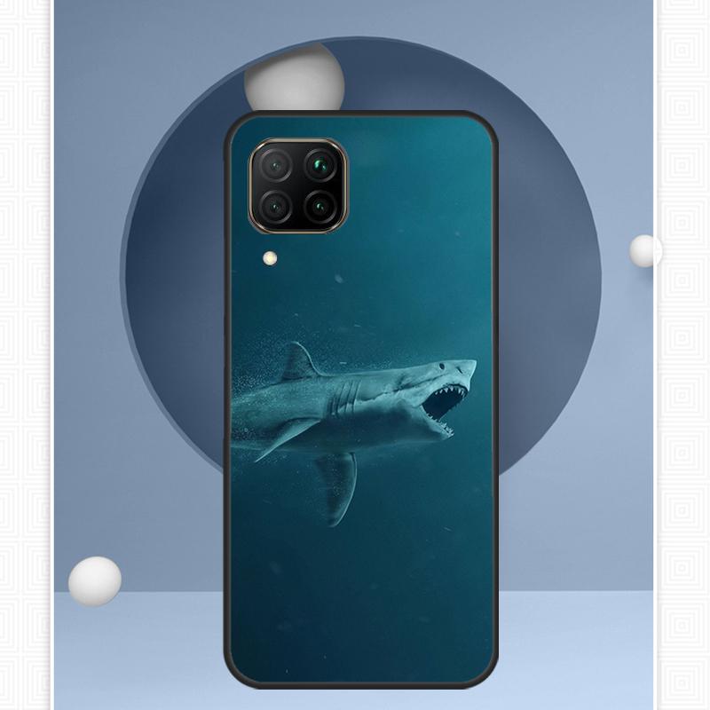 Ferocious Shark Animal For Huawei Nova 12i 12s 11i 8i Y91 Y60 Y70 Y72 Y90 Y61 9 10 SE P20 P40 Lite P30 P60 Pro Case