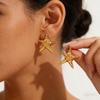 Personalized Design Starfish Earrings Fashion Temperament Elegant Titanium Steel Earrings Women Do Not Fade Versatile