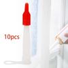 10 Pieces Caulk Nozzles Caulking Extension with Cover Tube Tips for Wall Tiles