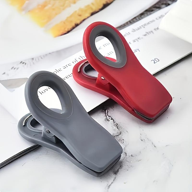5pcs Strong-Sealing Food Storage Clips Random Color Kitchen Food-Grade Storage Clips Plastic Bag Sealing Moisture-Proof Clips