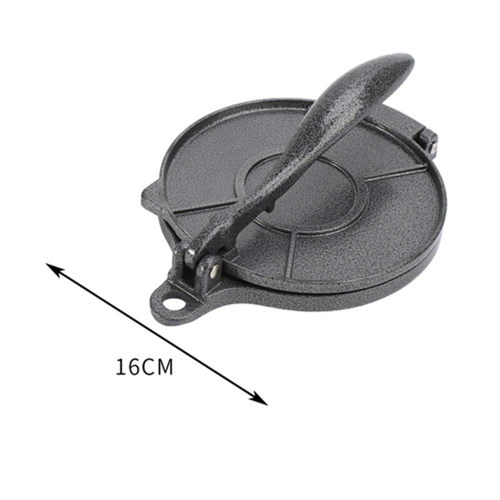 DIY Manual Corn Tortillas Pressing Tools Aluminium Alloy Tortilla Cake Press Molds Foldable Anti-rust for Baking Crepe Waffle