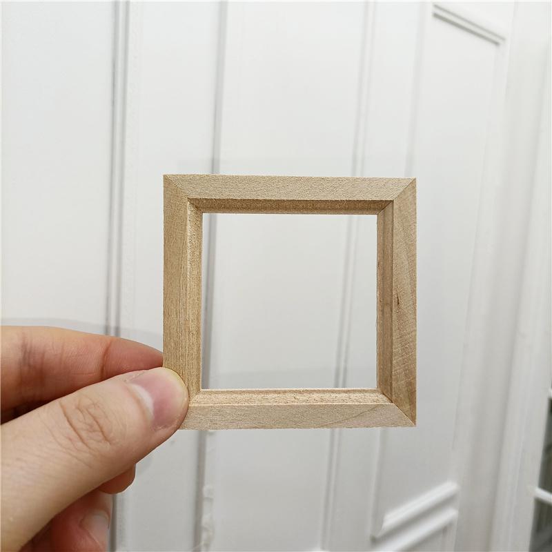 12-дюймовая миниатюрная кукольная домик деревянная фоторамка и полка-окно реквизит