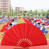 32.5cm Chinese Short Bellydance Fan Plastic Stick Hand Dye Adults Fan High Quality Dance Fan