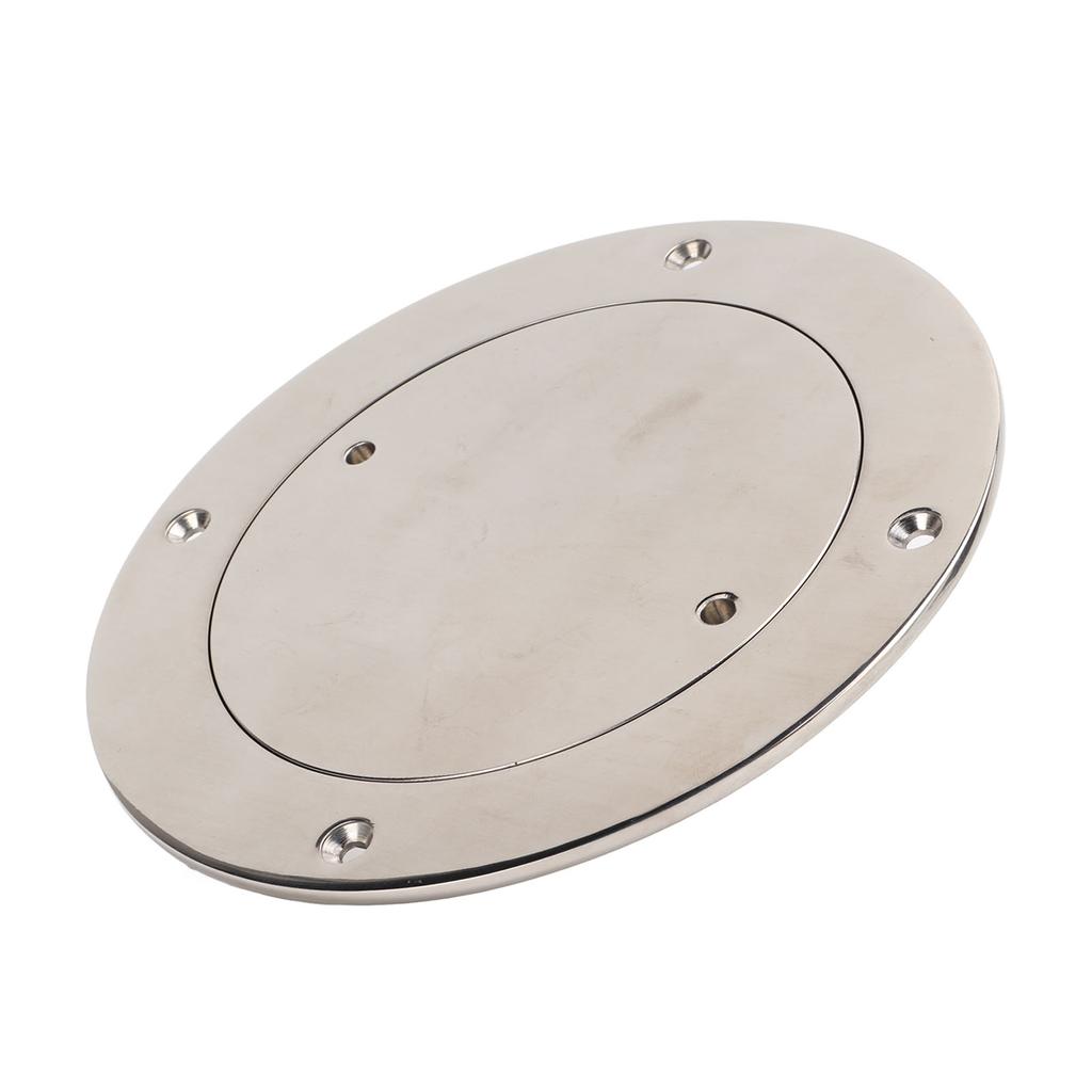 Deck Plate 5in 316 Stainless Steel Waterproof Inspection Hole Cover Round for Ship