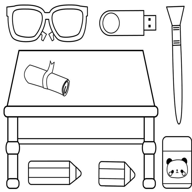 Kreativní velký ručně malovaný omalovánkový svitek pro děti: Zesílený papír na kreslení graffiti pro ranou výchovu