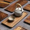 Rectangular Wooden Platters for Food Party Decorative Small Serving Tray Long Charcuterie Board Acacia Wood Trays Home Decor