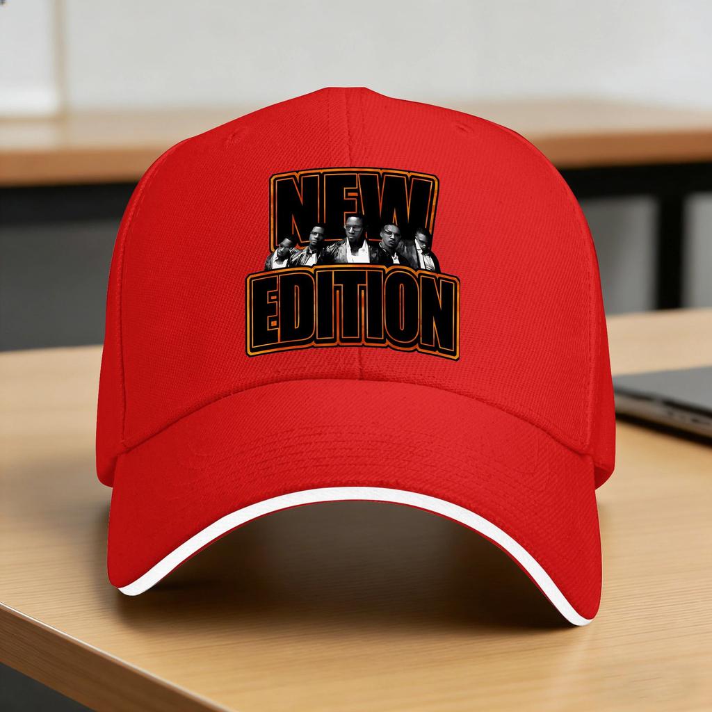 Jodeci NEW EDITION Baseball Cap  Running Hippie Yk Cute Custom DIY Sun Trucker Hat Couple Women High Quality Baseball Caps