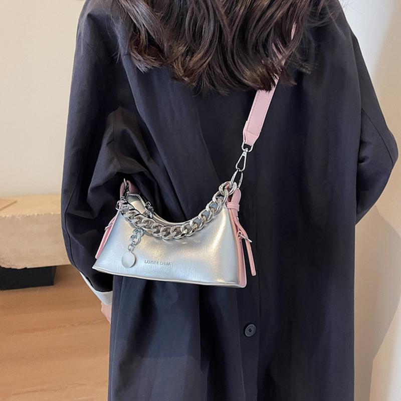 High-End-Kette Handheld Kleine Tasche für Frauen 2023 Neue Textur Nische Einzelne Schulter Unterarm Tasche Modische Umhängetasche Kleine Tasche