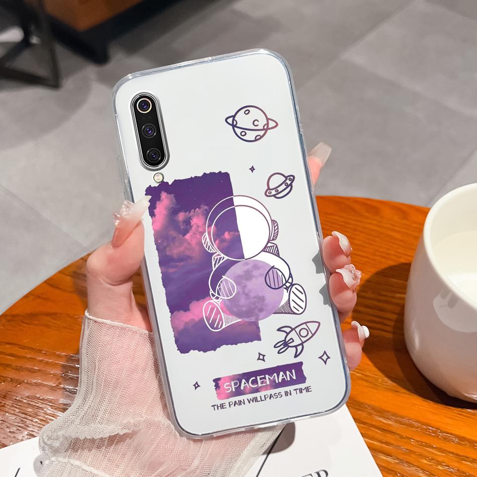 

For Xiaomi Mi 9 Pro SE Lite Case Gradient Color Clear Back Cover Soft Slim Housing For Mi9 Mi 9Pro 9Lite 9SE Phone Cases Funda Xiaomi 9