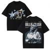 2026 Novo Single Billie Eilish WILDFOWER Camiseta de Algodão Estampada de Música Roupa Casual Unissex de Verão e Moda Feminina Camiseta Casual