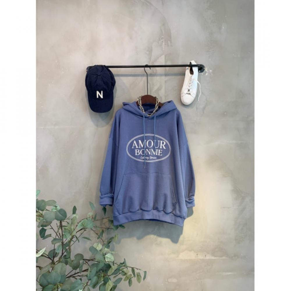 C S In The Room Women Amor Embroidery looSe Fit Hoodie 3Color