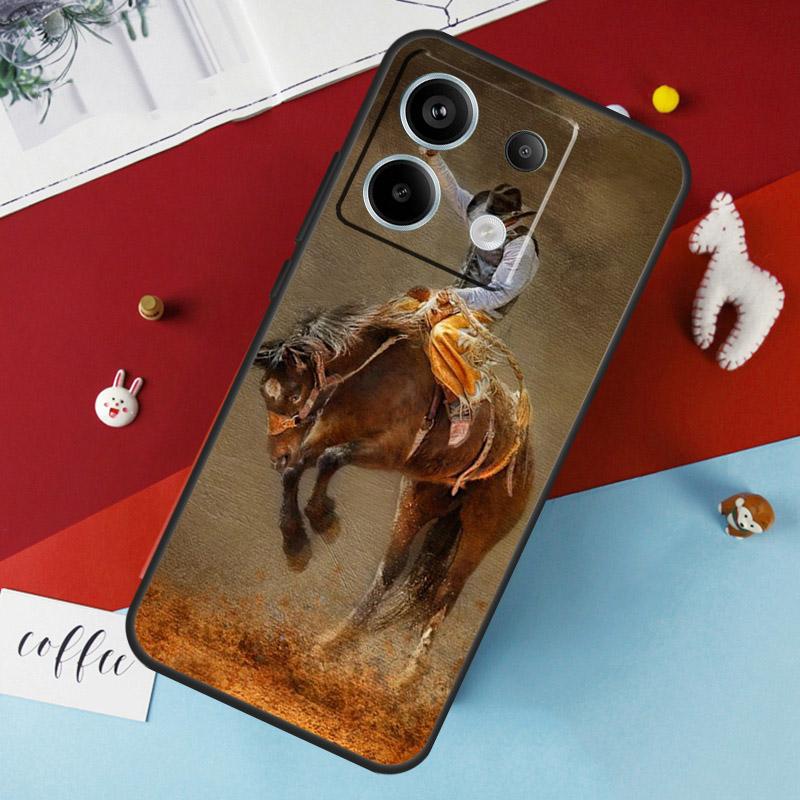 Extreme Sport Rodeo Cowboy Case For Xiaomi Redmi Note 12 11 10 9 8 13 Pro Plus 12S 11S 10S 9S 10A 9C 10C 12C 13C Cover